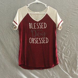 Maurices Blessed and Dog Obsessed shirt